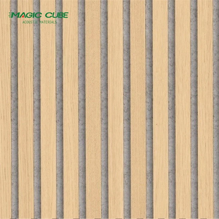 Wood Veneer PET Slat Wall Panels