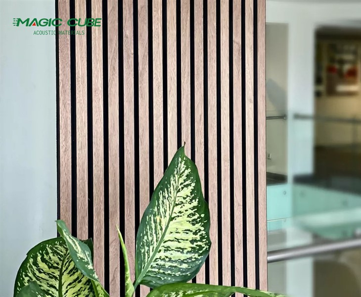 Soundproof Akupanel Modern Wooden Slat Panels