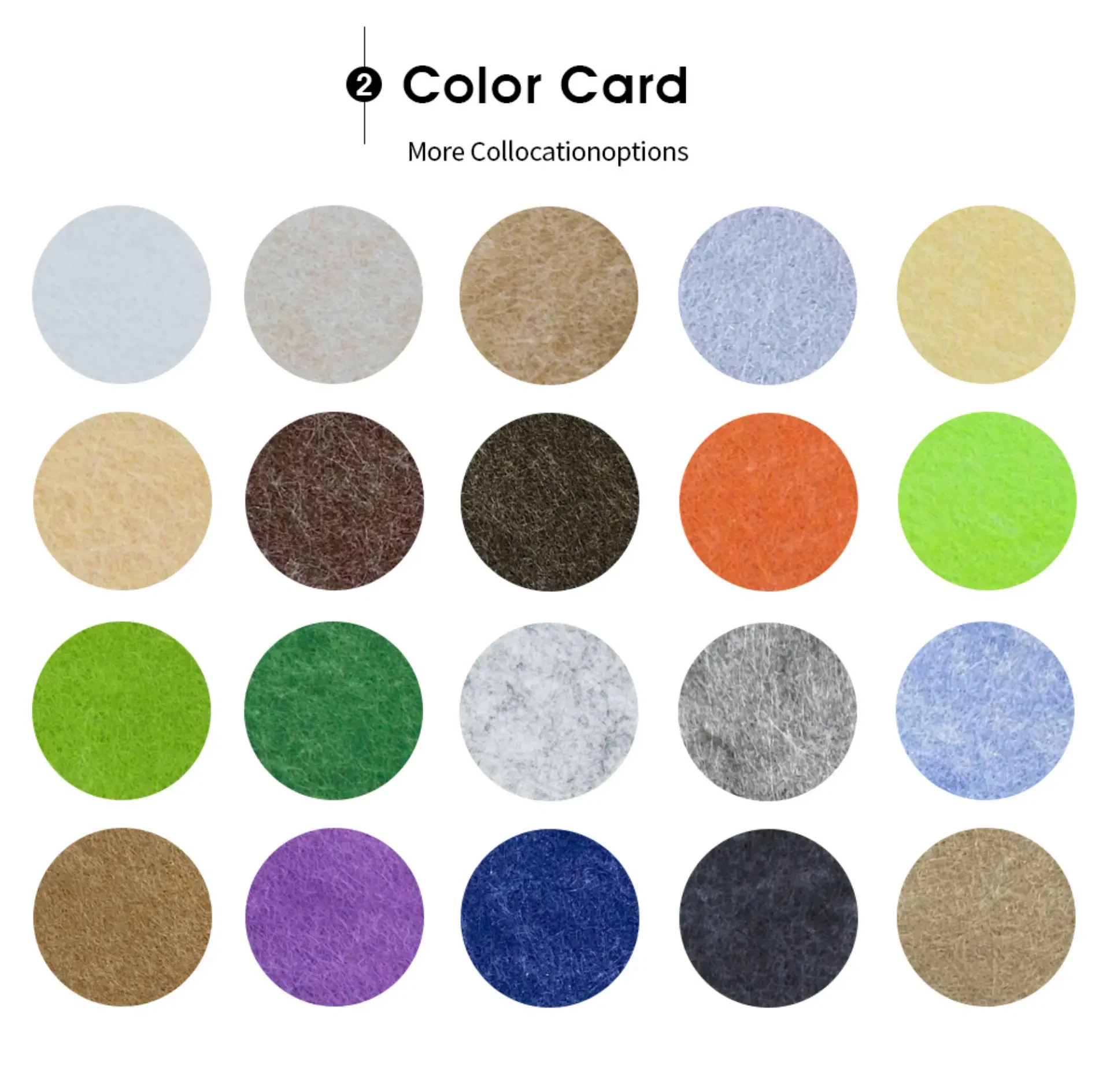 4polyester panel pet color